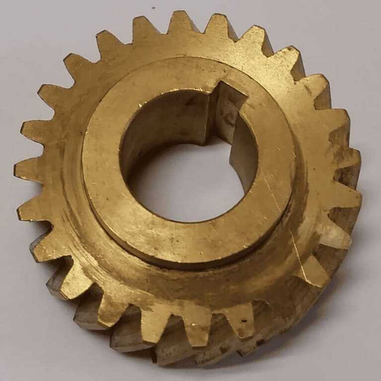 Nobeve K-Series gear hob with polished flutes for machining bronze CuSn12 worm wheels, preventing built-up edge (BUE) for smooth surface finish
