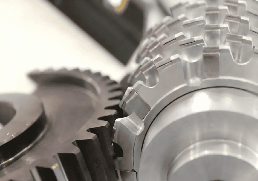 Nobeve solid carbide gear hob displayed on an official Oerlikon Balzers coating document, highlighting the application of advanced surface treatments for gear cutting