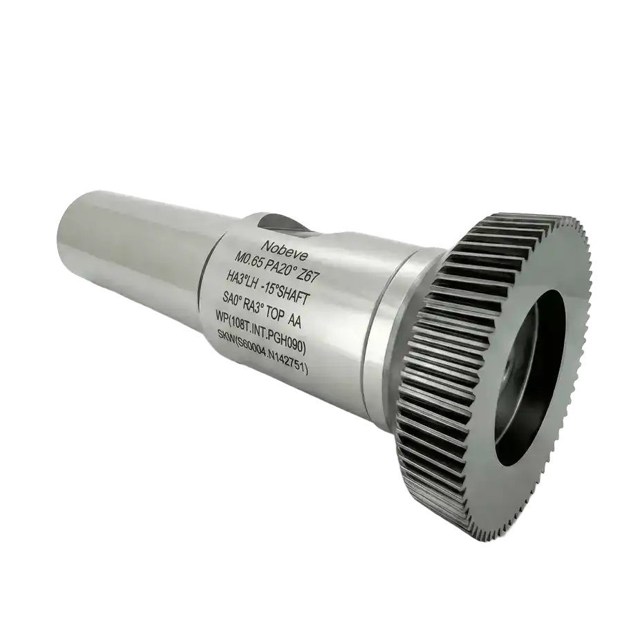 Nobeve P-Series PM-HSS Power Skiving Cutter engineered for precision machining of small diameter internal gears and splines.